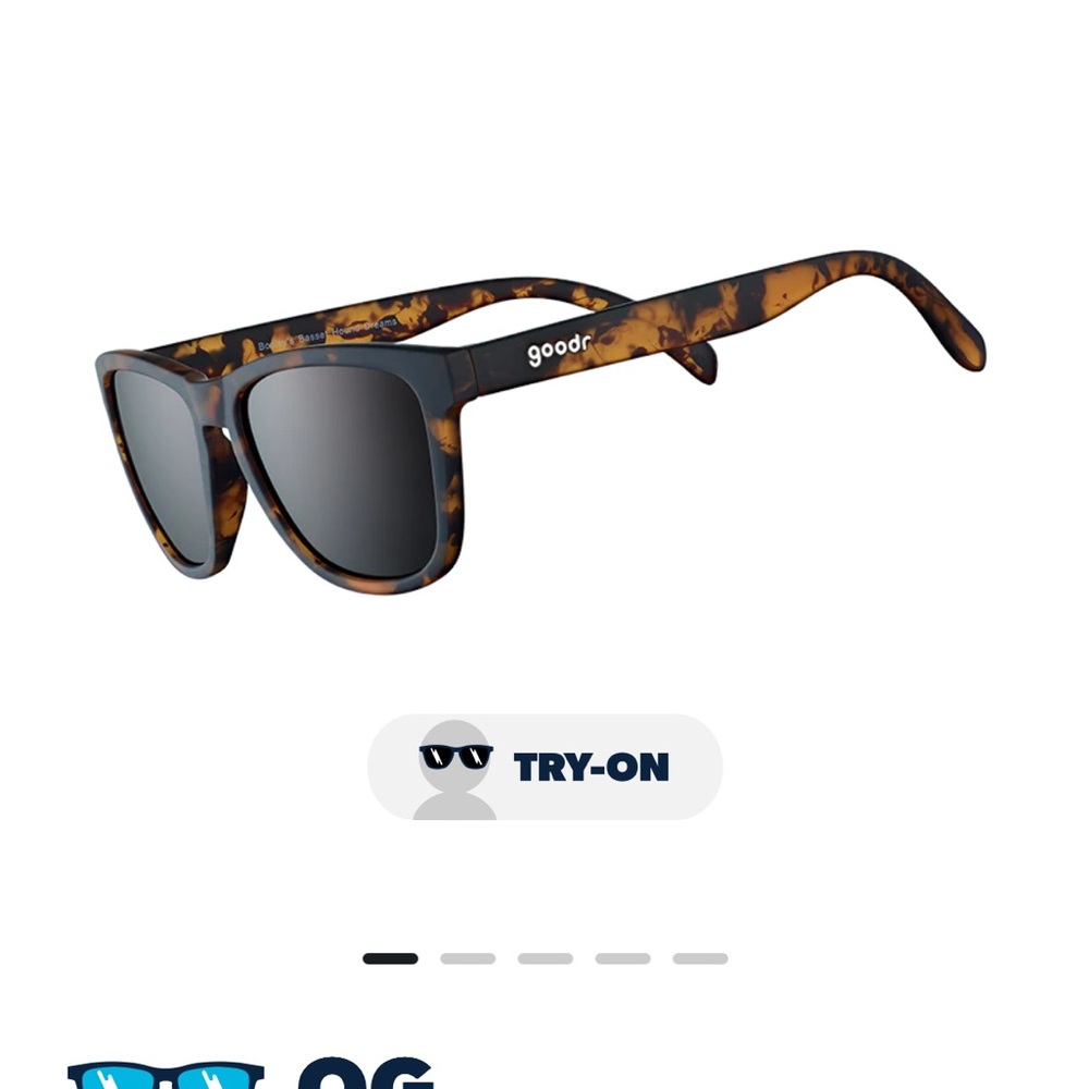 NWT Goodr Unisex Sunglasses. Style: OG Bosley’s Basset Hound Dreams.